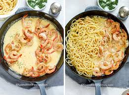 Creamy garlic shrimp jump to recipe. Garlic Shrimp Pasta Spend With Pennies