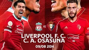 Liverpool osasuna live score (and video online live stream) starts on 9 aug 2021 at 18:00 utc time at anfield stadium, liverpool city, england in club . C A Osasuna Will Play Against Liverpool F C In Anfield Stadium Ca Osasuna Web Oficial