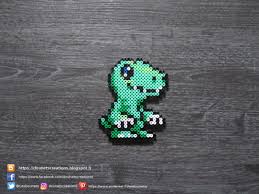 Bebe Raptor Perles Hama Baby Raptor Perler Beads Perles Hama Perles Hama Kawaii Animaux Perles Hama