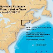 Details About Navionics Platinum Marine Charts Maine With Nautical Chart Sonarchart
