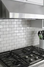 Jennifer Stagg Of With Heart Chose Dark Grout When She Created A Subway Tile Back Kitchen Backsplash Tile Designs Kitchen Inspirations White Kitchen Backsplash