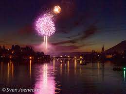Stein am rhein is one of the most beautiful towns in this part of switzerland and as such is the perfect place for a meal. Stein Am Rhein 1 August