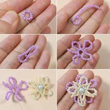 70 pcs colorful flower pendant charms resin daisy flower pendant gummy charms beads floral dangle beads for earring bracelet diy jewelry making. Beebeecraft Tutorials On How To Diy Spring Flower Ring With Seed Beads 6 Steps Instructables