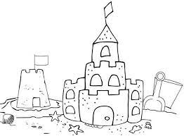 Each printable highlights a word that starts. Seven Beautiful Sand Castle Coloring Pages For Kids Coloring Pages Castle Coloring Page Sand Castle Beach Coloring Pages