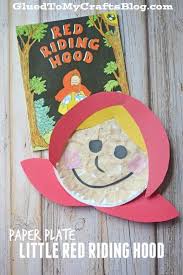 The Wolf That Fell In Love With Little Red Riding Hood Sirhamnet Paper Plate Little Red Riding Hood Kid Craft Fairy Tale Crafts Little Red Riding Hood Red Riding Hood Art