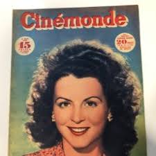 revista cinemonde 1947 renee saint cyr rita hay