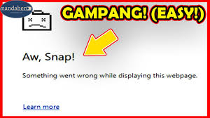 Check spelling or type a new query. Cara Mengatasi Aw Snap Di Google Chrome Cepat Dan Mudah Youtube
