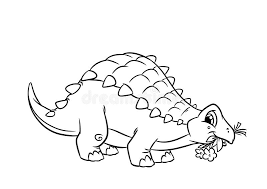 Maybe you would like to learn more about one of these? Dinosaur Ankylosaurus Coloring Pages Stock Illustration Illustration Of Cretaceous Reptilian 35333254