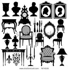 Bedroom Furniture Clipart Black And White Candelabra Vector Stock Photos Candelabra Vector Stock Photography Candelabra Vector Stock Images Vintage Furniture Design Retro Ornaments Antique Furniture