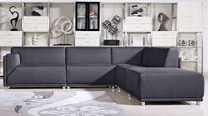 Nyle Fabric Sofa Bed With Chrome Legs Modern Contemporary Home And Office Furniture Sleepers Zurifurniture Com Fabric Sofa Bed Fabric Sofa Furniture