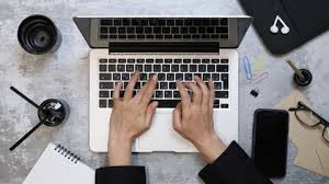 Window coverings in white and grey complete the look. Computer Overhead Desk Stock Video Footage 4k And Hd Video Clips Shutterstock
