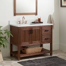 The double bathroom vanity is the newest in the toilet vanity classes and is in a lot of demand nowadays. Solid Wood Vanity Signature Hardware