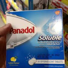 Panadol soluble untuk deman dan nyeri linu akibat flu dan pilek. Buy Panadol Soluble For Relief Of Fever Aches Lemon Flavour 20 Tablets Online In Kuwait 123930660964