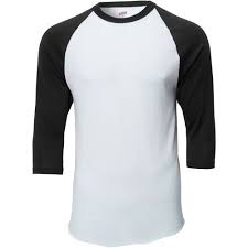 Soffe Mens Classic Raglan 3 4 Sleeve T Shirt