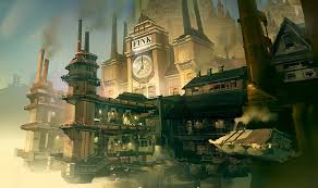 Environment Bioshock Infinite Concept Art The Beautiful Concept Art Of Bioshock Infinite Bioshock Infinite Concept Art World Infinite Art