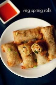 Spring Rolls Recipe Veg Spring Rolls Vegetable Spring Rolls Indian Snack Recipes
