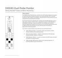 3300/65 Dual Probe Monitor - GE Measurement & Control