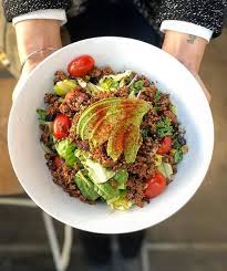 Toss the cauliflower florets in a bowl with the spices, salt, brown sugar and oil. Mendocino Farms Flower St Los Angeles California Restaurant Happycow