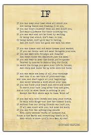 Vikram If Rudyard Kipling Famous Inspirational Poems Inspirational Poems
