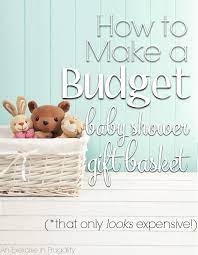 Check out these easy and unexpected ideas! Baby Shower Basket Gift Idea An Exercise In Frugality