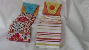 The button makes it less likely for other folks all the supplies to make this pot holder hanging kitchen towel are available at the dollar store or your favorite big box retailer making it budget friendly. 10 Minute Kitchen Towel Very Detailed Instructions Youtube
