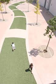 Cours D Ecole Francois Mitterrand Montpellier Maitre D Oeuvre Atelier Sites Maitre D Oeuvre Paysagiste Paysage