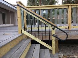 Should you choose home depot or lowe's home improvement? Deckorail White Ada Hand Rail Handicap Loop 235950 The Home Depot Exterior Stairs Exterior Stair Railing Railings Outdoor