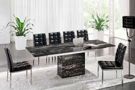 Wood dining room table sets are hefty and durable, however, ensure that your tabletop is sealed so moisture and liquid does not damage the precious wood. Black Marble Dining Table Set Ideas On Foter