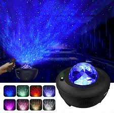 Lbell Star Projector Night Light 2 In 1 Starry Night Light Lamp Ocean Wave Projector With Remote C Night Light Projector Starry Night Light Star Night Light