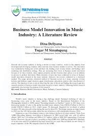 Persatuan industri rakaman malaysia (rim) (english: Pdf Business Model Innovation In Music Industry A Literature Review