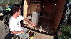 That's where your new bff comes in: Air Conditioner Installation 6x10 Enclosed Trailer Conversion Project Youtube