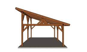 16x24 Lean To Pavilion Plans In 2021 Lean To Roof Pavilion Plans Carport Plans