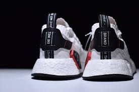 Shipped with usps priority mail. New Adidas Nmd R2 Primeknit Ftwr White Core Black Red Men S Size By3015