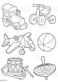 Vetores De Brinquedos Icones Livro De Colorir E Mais Imagens De Brinquedo Istock