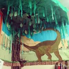 Dinosaur Display Book Corner Key Stage 2 Dinosaur Classroom Scholastic Book Fair Library Themes