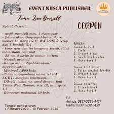 Membuat sebuah biografi sebenarnya bukanlah suatu hal sulit seperti yang kamu bayangkan. Lomba Cerpen Tema Love Yourself Nasca Publisher Info Lomba Menulis