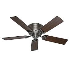 From the lowest price flush mount fans to the highest quality contemporary and elegant styles, we have the ceiling fan you want at a price you can afford. Hunter 53071 52 Flush Mount Indoor Ceiling Fan Build Com
