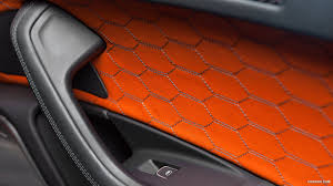 2015 Mtm Audi Rs6 Clubsport Orange And Black Interior Chicken Wire Hexagon Stitch Door Panels Orange Grey Silver Audi Rs6 Audi Car Seats