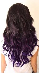 Purple And Dark Brunette Ombre Hair Colored Hair Extensions Purple Ombre Hair Hair Color Purple