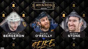Selke trophy is awarded annually to the national hockey league forward who demonstrates the most skill in the defensive component of the game. Selke Trophy Finalists Unveiled