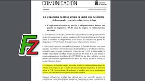 See a recent post on tumblr from @vinamaipu about sanidad. Pressemitteilung Sanidad Schnelltests Fuerteventura Zeitung