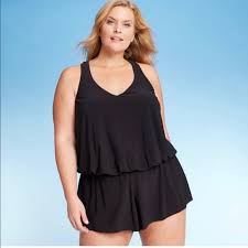 Thetford aqua rinse plus green. Aqua Green Plus Size V Neck Swim Romper Black Shopee Philippines