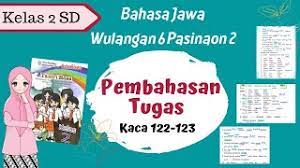 Kunci jawaban tema 7 kelas 2 sd ini ditujukan kepada orang tua atau wali sebagai pedoman untuk mengoreksi hasil belajar anak. Bahasa Jawa Kelas 2 Sd Wulangan 6 Pasinaon 2 Pembahasan Tugas Hal 122 123 Tantri Basa Youtube