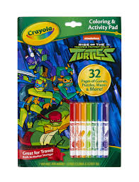 0.625 inches length x 8 inches width x 11.375 inches height Crayola Teenage Mutant Ninja Turtles Coloring Book With Activities 32 Pages 7 Markers Gift For Kids Multi Buy Online In Japan At Desertcart 183294401