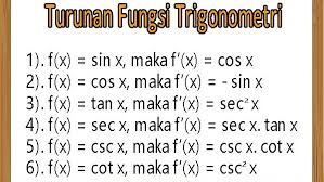 Latihan soal turunan fungsi trigonometri. Turunan Fungsi Trigonometri Dan Pembuktiannya Kalkulus Bachtiarmath Com