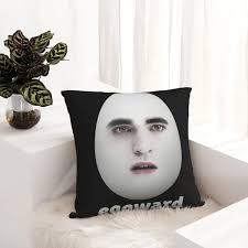 Decorative Pillowcase Twilight Eggward Funny Meme Merch Home Edward Cullen  Pillow Case Cover Square Multi-Size