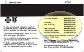 Your first and last name is listed on your card. Insurance
