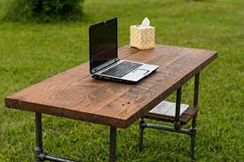 Black iron furniture table legs. Berusticcoreclaimed Wood Desk Table Rustic Solid Oak W 28 Black Iron Pipe Legs Dailymail