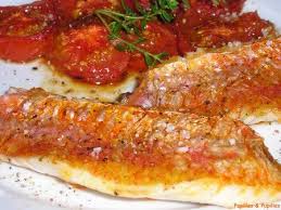 Filets De Rougets Aux Tomates Confites Recette Filets De Rouget Recette Rouget Recette Poisson