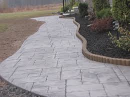 The decorative concrete sidewalks, steps and entryways pictured below were all designed and installed by members of the indiana decorative concrete network. Decorative Stamped Concrete Sidewalks And Walkways Ny Evolution Stamped Concrete